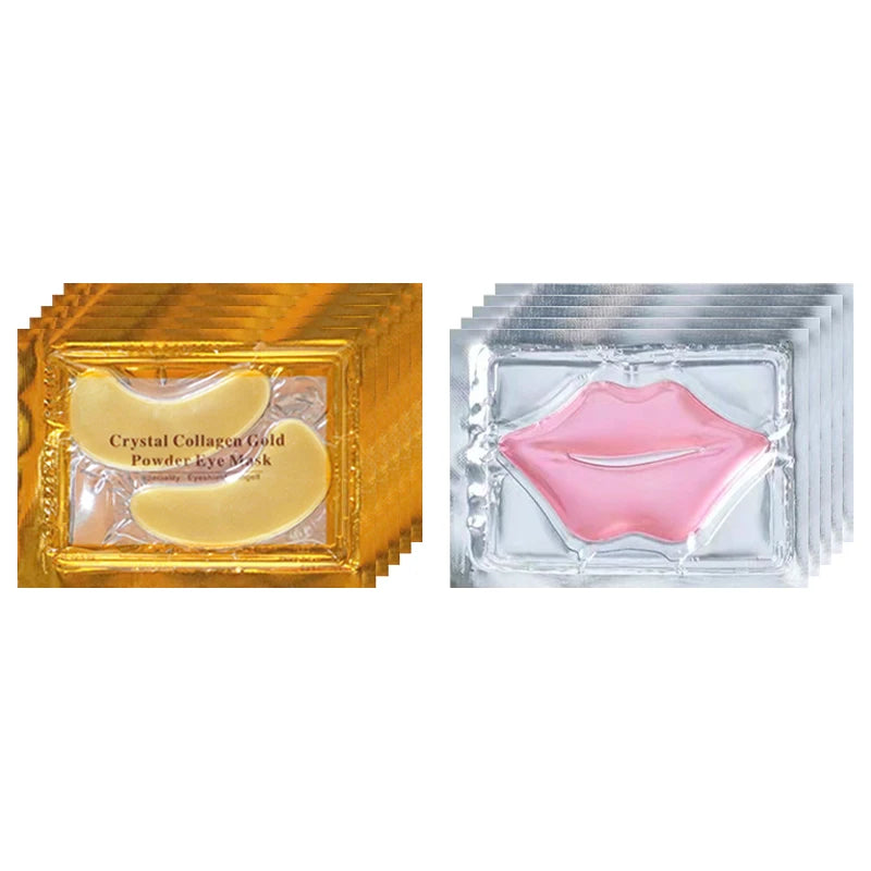 Golden Collagen Eye & Lip Mask Set